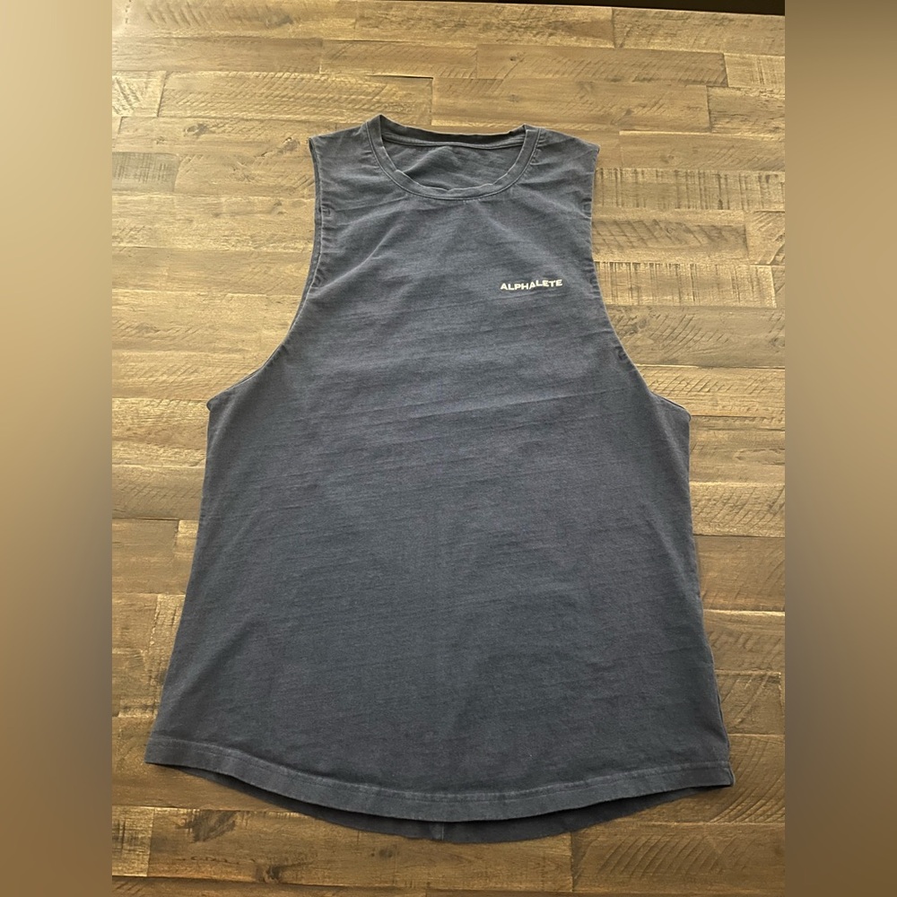 MENS ALPHALETE WORKOUT MUSCLE SHIRT
